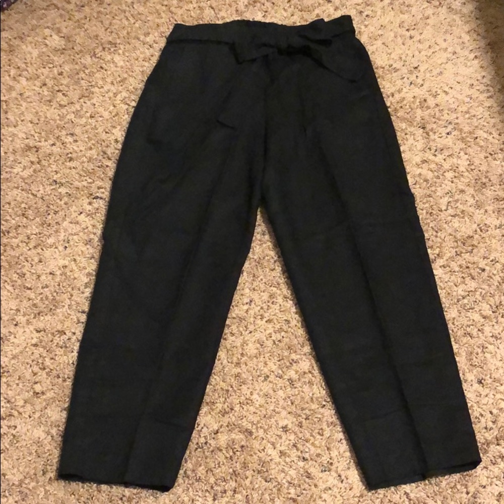 J. Crew Size 2 Linen Wide Leg Pants